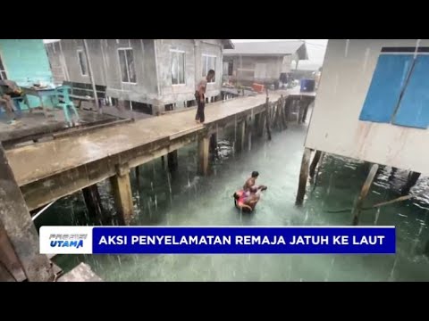 AKSI CEPAT TANGGAP POLRES ANAMBAS SELAMATKAN REMAJA JATUH KE LAUT