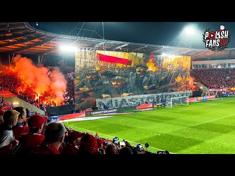 REWOLUCJA ŁÓDZKA-MIASTO BUNTU - Ultras Widzew z podwieszaną oprawą na meczu z Legią (02.11.2025)
