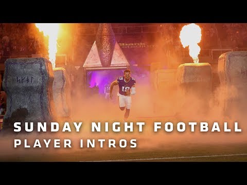 Lights Out Minnesota Vikings Player Intros vs. New Orleans Saints