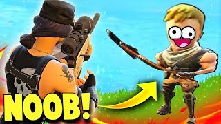 THE WORLDS BIGGEST NOOB ON FORTNITE...(Fortnite Battle Royale Funny Moments)