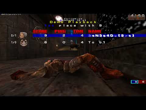 Quake 3 OSP: LAN OSP Duel: ToRb1-vs-ReN3g4De[2rs] on Aerowalk(hub3aeroq3)