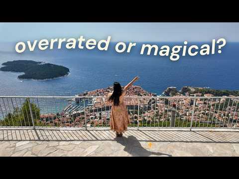 dubrovnik (croatia travel vlog) | lokrum island, where to eat + best views of old town