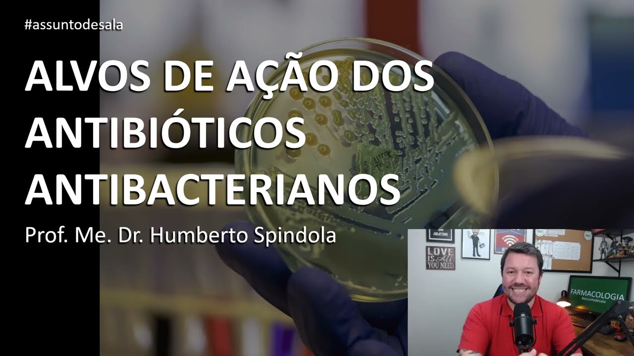 FARMACOLOGIA #12 - ALVOS DE AÇÃO DOS ANTIBIÓTICOS ANTIBACTERIANOS: resumão para aprender