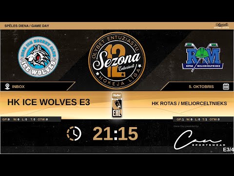 2022 10 05 Ice Wolves E3 - Rotas/Meliorceltnieks