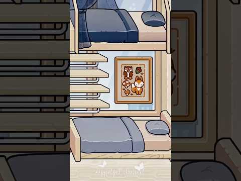 ੈ✩Minimalist children's bedroom👦👧#roomtour#avatarworld#pazuworld#house#free#aesthetic#shorts#fyp