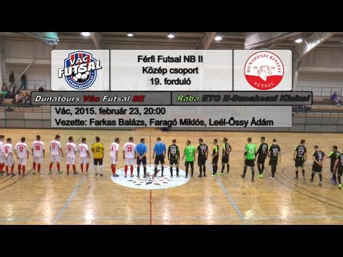 NB II: Dunatours Vác - Rába ETO II-Dunakeszi Kinizsi 2-3 (2015.02.23, öf)