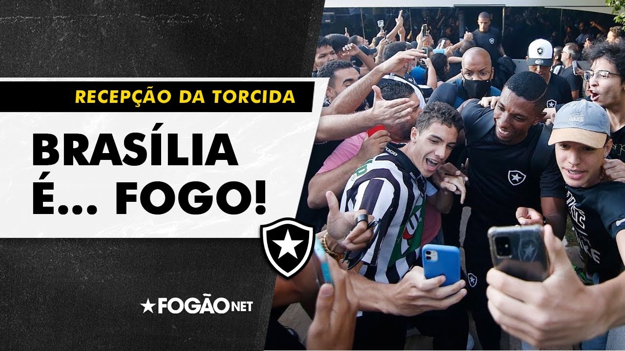 Brasília é FOGO! Veja vídeos da recepção calorosa da torcida do Botafogo ao time que estreia na Copa do Brasil contra o Ceilândia 🎦🔥