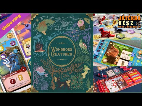 Wondrous Creatures - Unboxing - Játékra kész / Play Right Away
