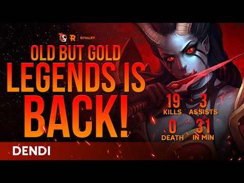 Legend Is Back - Dendi Queen Of Pain Dota 2 Gameplay