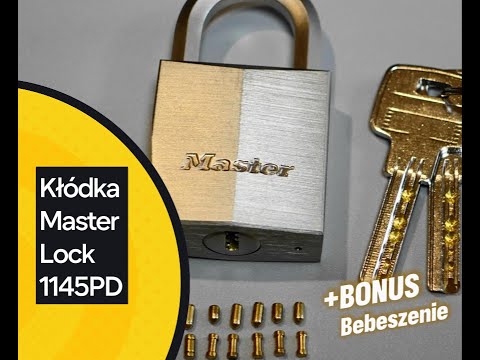 24. Kłódka Master Lock 1145PD - otwieranie z bebeszeniem. #Bezklucza, #locksmithamator,