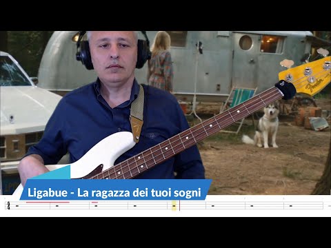 Ligabue - La ragazza dei tuoi sogni (Bass Cover) + TABS