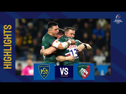 Highlights - ASM Clermont Auvergne v Leicester Tigers Round 3│Heineken Champions Cup 2022/23