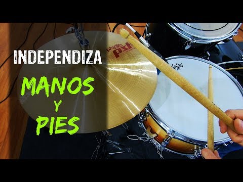 Cómo INDEPENDIZAR MANOS y PIES en la BATERIA - Clases de bateria