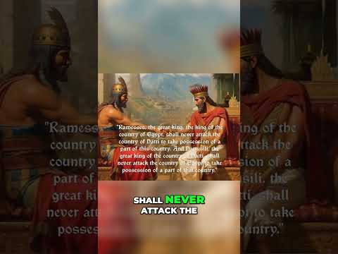 World's First Peace Treaty  Ramses II & Hattusili III