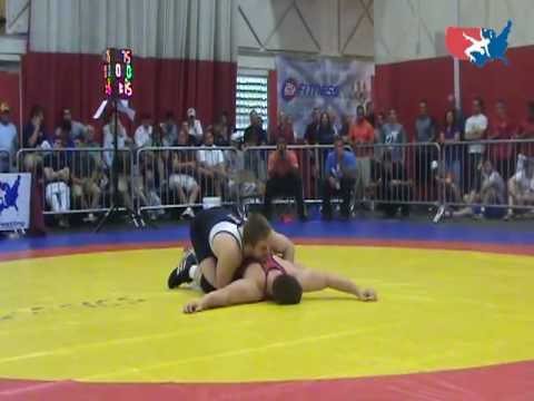 FILA Junior Freestyle Final 84kg Match 1 - Chris Perry vs. Lee Munster