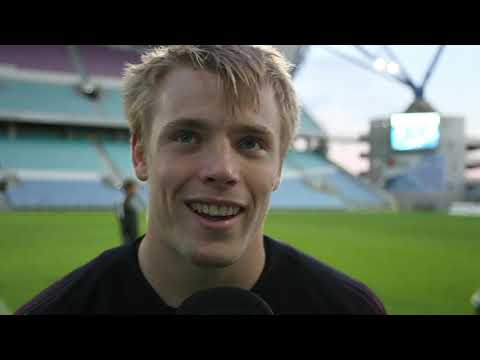 Isak Pettersson had a busy day in goal