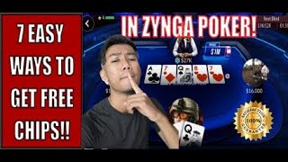 Zynga Poker Players: Do THIS to get FREE CHIPS!!!