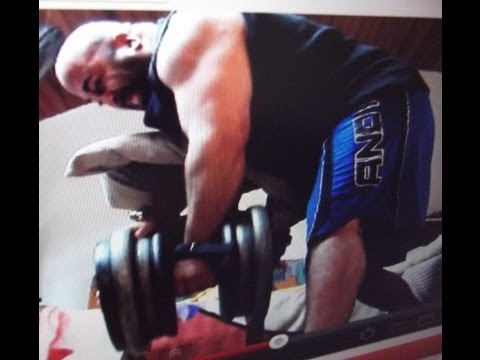 AKO 92 KG 203 LBS X 4 MONSTER DUMBBELL ROW EINARMIG RUDERN