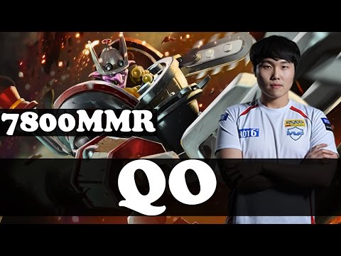 QO 7800 MMR Plays Timbersaw - Ranked Match Gameplay - Dota 2