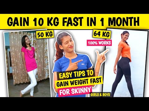 Gain 10 Kg Fast in 1 Month| Increase Weight Fast For Skinny |वजन कैसे बढ़ाएं| @fitnessjourney
