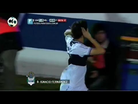 Gol Ignacio Fernández - Gimnasia 2 Vs Vélez Sarsfield 0 - Primera División 2014