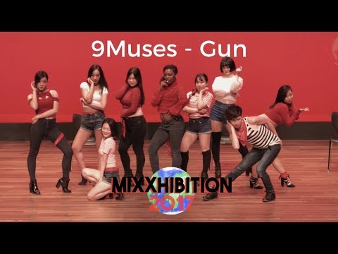 [4K] 9Muses - Gun | miXxhibition2017