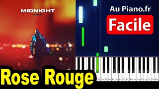 Rim'K Rose Rouge Piano Cover Instrumental Synthesia (Midnight)
