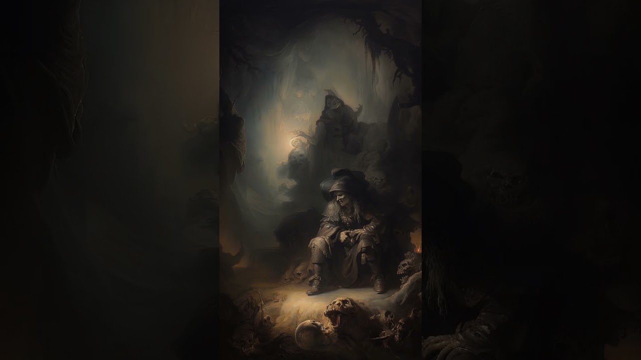 Dark Fantasy by Rembrandt part 1 generated by Midjourney AI #shorts #aiart #midjourney #darkart