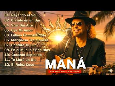 MANÁ GRANDES ÉXITOS INOLVIDABLES 🔥 Mix 20 Súper Éxitos Románticos#