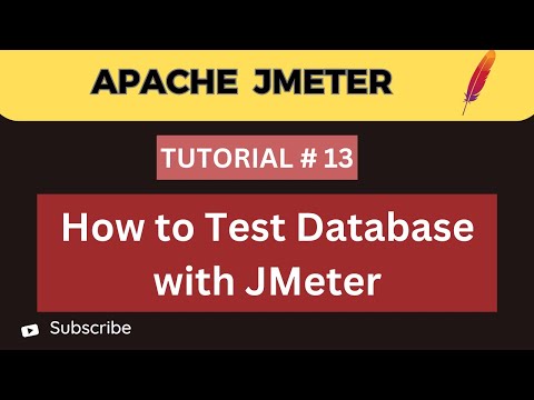 JMeter Tutorial 13  | Create a Database Test Plan in JMeter | JDBC Request
