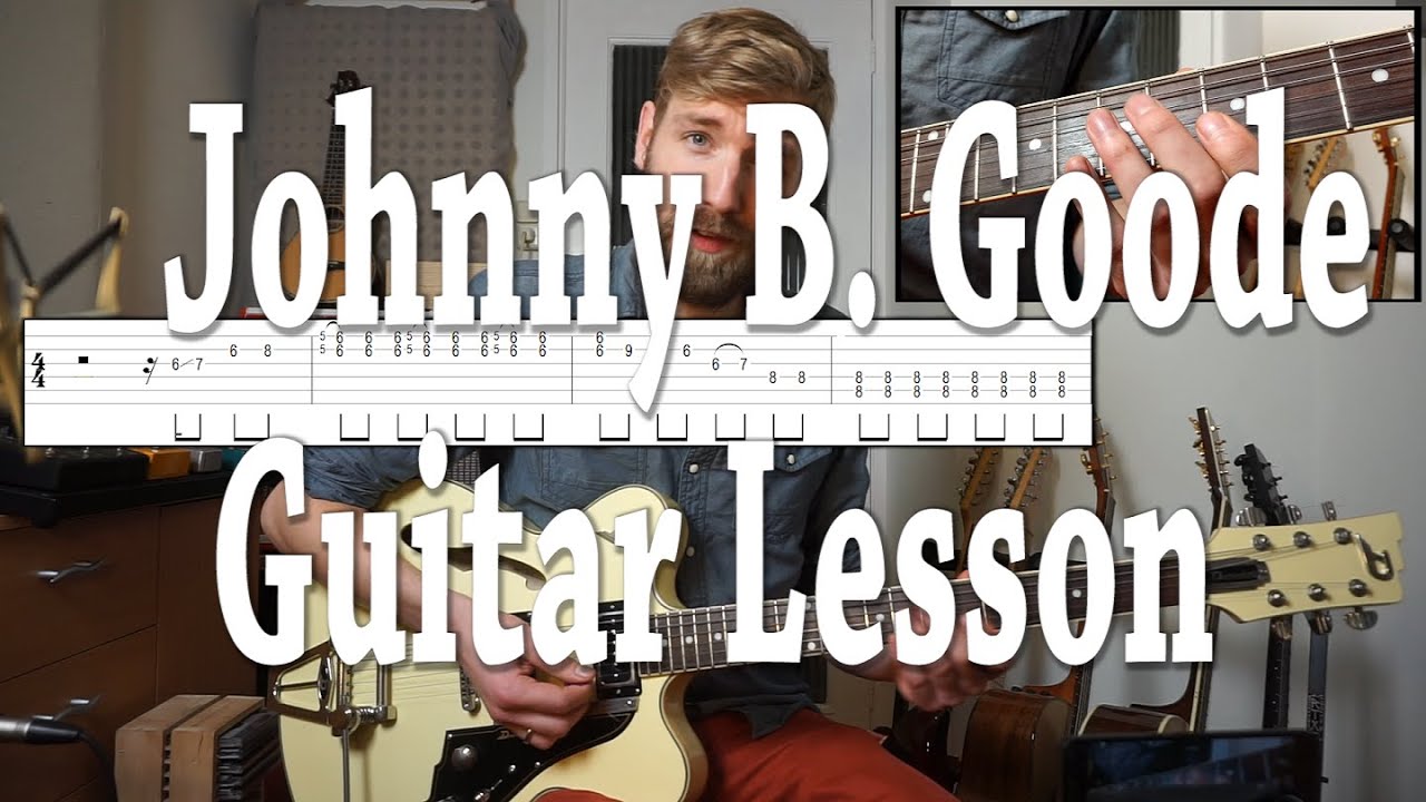 Chuck Berry - Johnny B. Goode | Guitar Lesson | With Backing Track! - YouTube