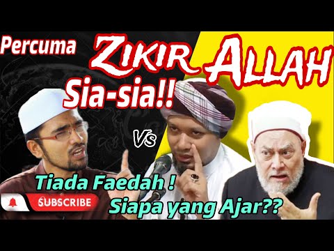 PANAS🔥- Zikir Allah Sia-sia‼️ Siapa Ajar⁉️ Dr Rozaimi vs Ust Muhaizad, Syeikh Dr Ali Jumuah