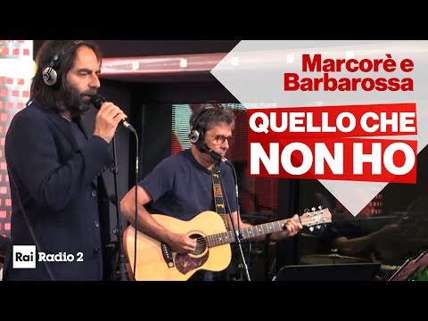 Neri Marcorè e Luca Barbarossa - Quello Che Non Ho live a Radio2 Social Club
