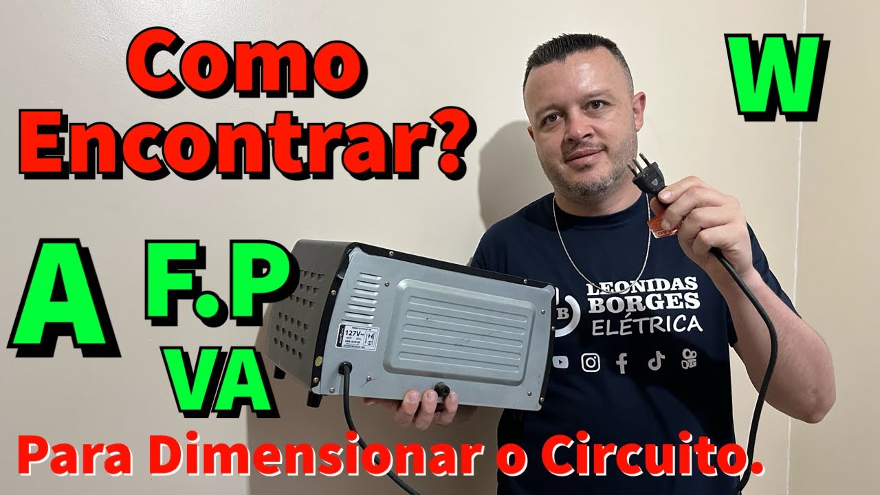 Como Encontrar a Potência Aparente para Dimensionar o Circuito?