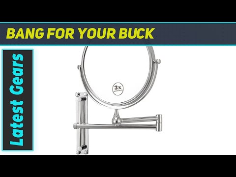 Nameek's Glimmer Round Wall-Mounted 3X Mirror AR7708, Chrome: Your Ultimate Bathroom Upgrade