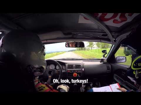Two crazy guys in their rally car, "Knut" - Highlights from Aurskog-Høland rally
