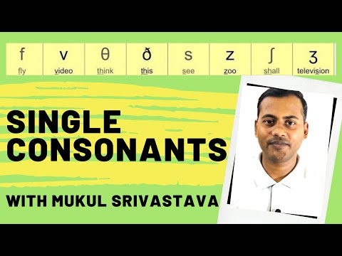 How To Pronounce Single Consonants | Easy Phonics | With Mukul Srivastava