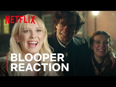 Millie Bobby Brown Reacts to Enola Holmes 2 Bloopers | Netflix