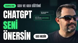GEO Nedir? | ChatGPT SEO ve Yapay Zeka Aramalarında Görünmek