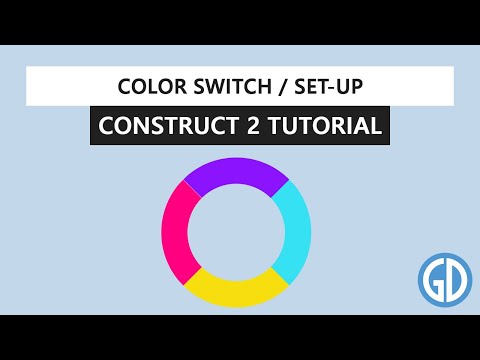 1. Color Switch - Set-up (Construct 2/3 Tutorial) #STAYHOME