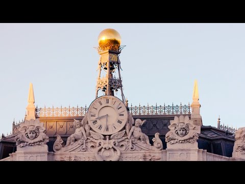 El reloj de la torre de Cibeles