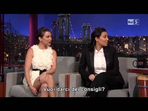 Kim & Kourtney Kardashian @ David Letterman Show 16/01/13 SUB ITA