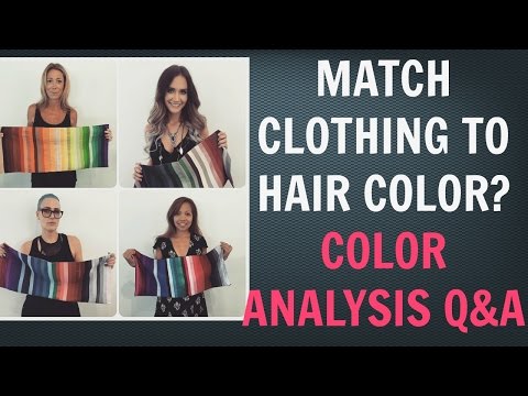 Should You Match Your Clothing Colors With Your Hair Color? | Colour Analysis | Right Colors Q&A
