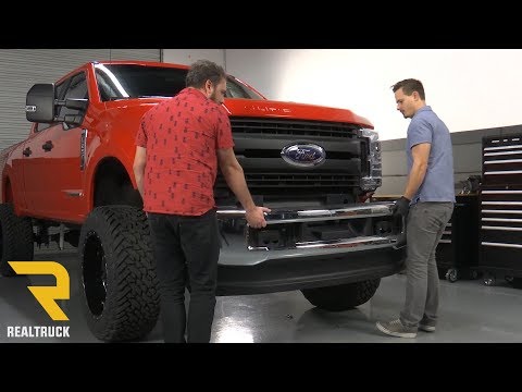 How to Remove the Factory Front Bumper from a 2017 Ford F-250 Superduty