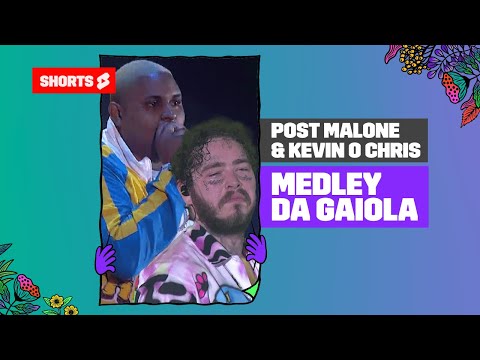 Post Malone e Kevin O Chris - Medley da Gaiola (Ao Vivo) | Aquecimento LollaBR | #Shorts