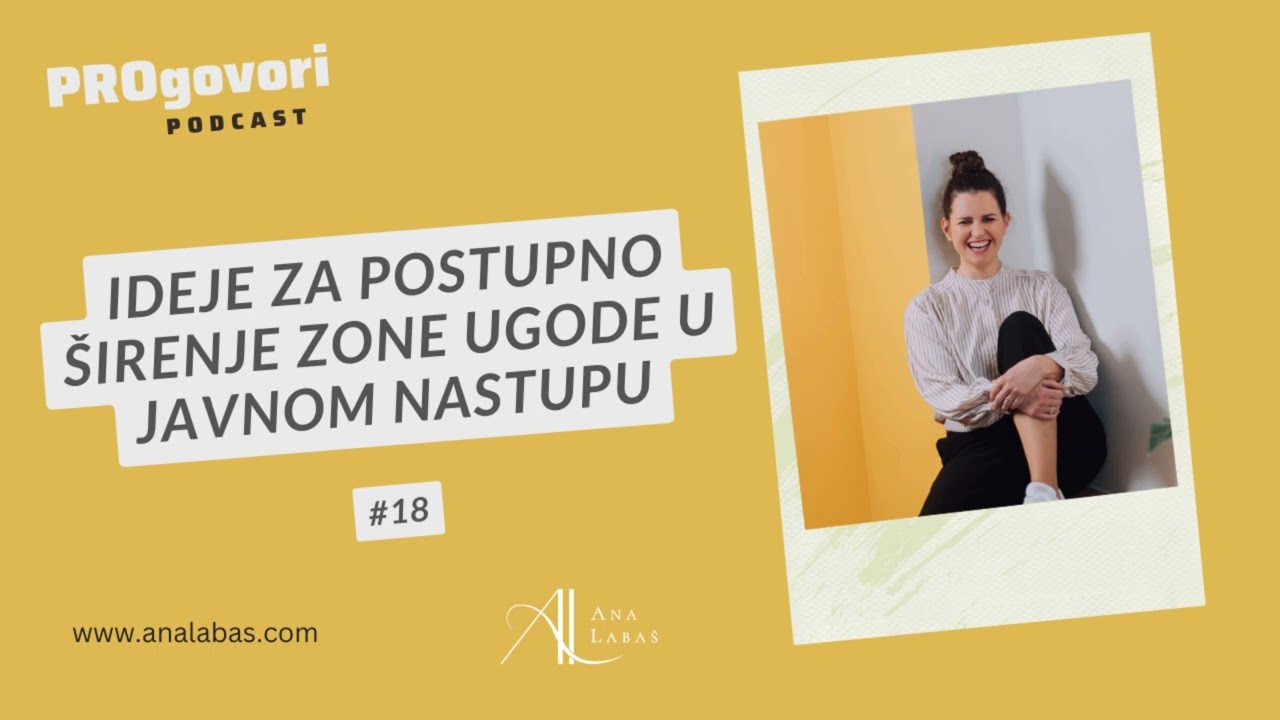 Kako postupno širiti zonu ugode u javnom nastupu | Savjeti za javni nastup