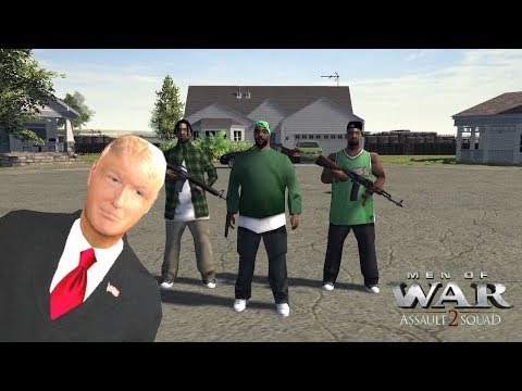 TRUMP vs GTA THUGS: Men of War Assault Squad 2: Red Rising