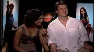 Nathan Fillion and Morena Baccarin interview for Serenity video