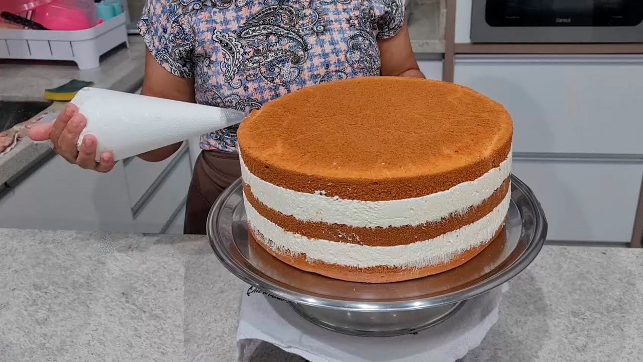 DECORANDO BOLO DE UMA MANEIRA FÁCIL / BOLO DE 60 FATIAS / @PARISCAKEDESIGNER