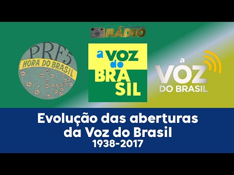 Evolução das aberturas do noticiário radiofônico estatal "A Voz do Brasil" (1938-2017)
